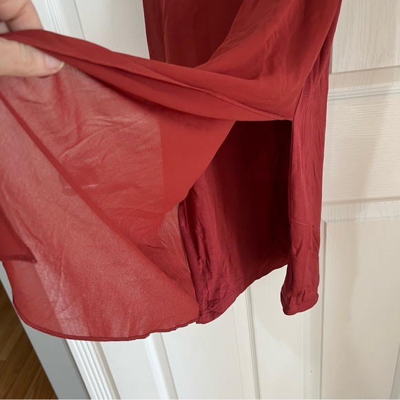 Gentle Fawn size small Sleeveless Burgundy Dress - Picture 4 of 11